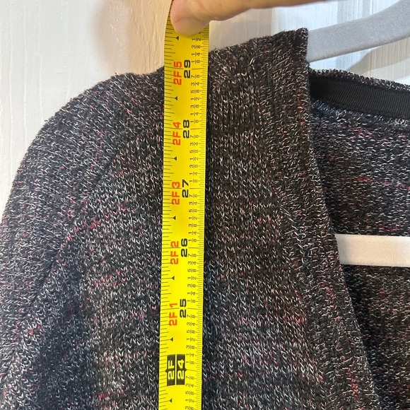 Free People TGIF Cardigan Sweater Size S Boho Hippie Oversized Marled High Low - Picture 6 of 9